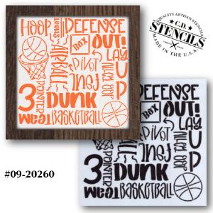 Basketball Subway Stencil Visit New Sale Online