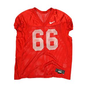 Ohio State Buckeyes Practice Used Red Nike Jersey #66 Size 3XL (OSU LOA) Buy Cheap Cheapest Pice