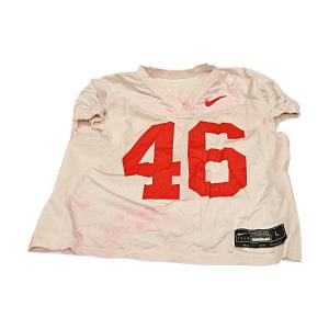 Ohio State Buckeyes Practice Used White Nike Jersey #46 Size L (OSU LOA) Free Shipping Shop Offer
