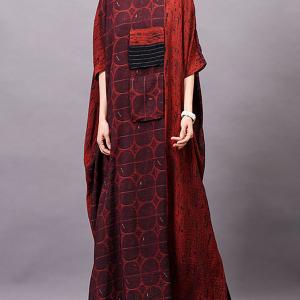 Plus Size Women Vintage Summer Print Maxi Dress Clearance Online Amazon