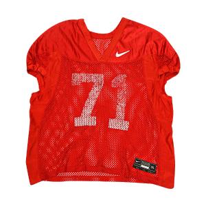 Ohio State Buckeyes Practice Used Red Nike Jersey #71 Size 3XL (OSU LOA) Cheap Purchase