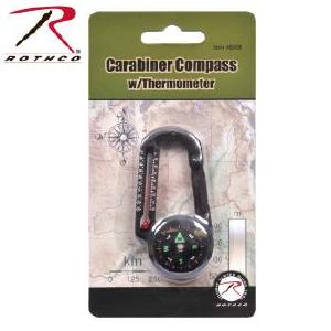 Carabiner Compass/Thermometer Free Shipping Good Selling