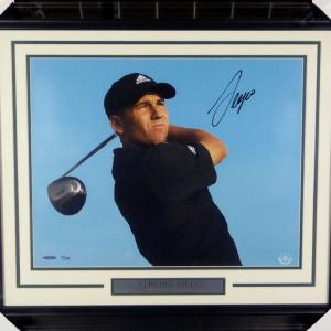 SERGIO GARCIA AUTOGRAPHED FRAMED 16X20 PHOTO LE #/100 UDA HOLO STOCK #146666 Cheap Pice From China