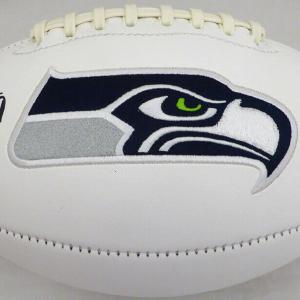 SHAQUEM GRIFFIN AUTOGRAPHED SEATTLE SEAHAWKS WHITE LOGO FOOTBALL MCS HOLO 134392 With Paypal