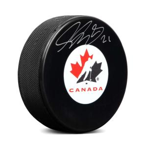 Simon Gagne Autographed Team Canada Hockey Puck Professional