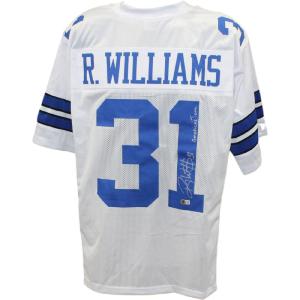 Roy Williams Autographed/Signed White Pro Style Jersey Insc. BAS 44072 Clearance Nicekicks