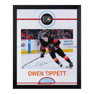 Owen Tippett Signed Philadelphia Flyers Graphic Rink 19x23 Frame Discount In China