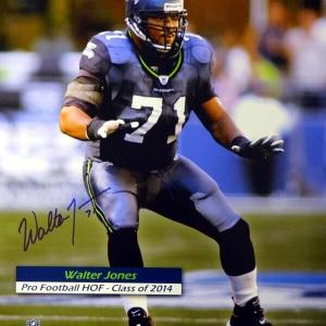 WALTER JONES AUTOGRAPHED SIGNED 16X20 PHOTO SEATTLE SEAHAWKS MCS HOLO 72812 Cheapest Pice Sale Online