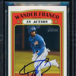 Wander Franco 2021 Topps Heritage Minor League RC Gem 10 Auto Beckett Buy Cheap Clearance