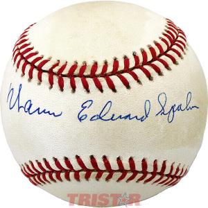 WARREN EDWARD SPAHN SIGNED AUTOGRAPHED NL BASEBALL WITH FULL NAME SIGNATURE PSA Cheap Shop