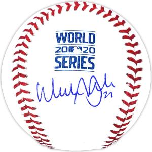 WALKER BUEHLER AUTOGRAPHED 2020 WORLD SERIES BASEBALL DODGERS BECKETT QR 193679 Discount Amazon