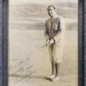 Walter Hagen Autographed Framed 10x13 Photo To Bill, Sincerely Beckett AB72804 Amazon Footaction