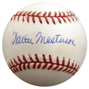Walter Masterson Autographed Signed AL Baseball Red Sox, Tigers Beckett F27018 Best Sale Online