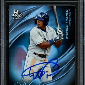 Wander Franco Autographed 2019 Bowman Platinum Presence RC Beckett Clearance Cheapest Pice