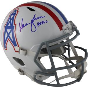 Warren Moon Autographed Houston Oilers TB 75-80 F/S Helmet HOF 06 Beckett 49305 Deals Online