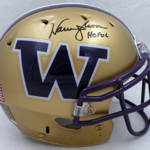 Warren Moon Autographed Gold Authentic Full Size Helmet Washington HOF 06 MCS Online Online High Quality