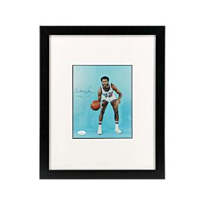 Walt Frazier New York Knicks Autographed Signed 8x10 Framed Posing Photo (JSA COA) Outlet Order