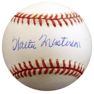 Walter Masterson Autographed Signed AL Baseball Red Sox, Tigers Beckett F27019 Largest Supplier Cheap Pice