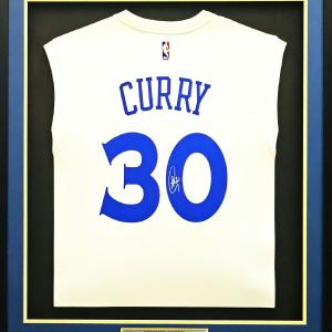 WARRIORS STEPHEN CURRY AUTOGRAPHED FRAMED ADIDAS FINALS CHAMPIONS JERSEY BECKETT Finishline