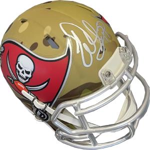 Warren Sapp Autographed Tampa Bay Buccaneers Camo Mini Helmet Cheapest For Sale