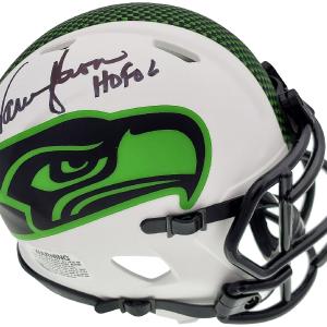 WARREN MOON AUTOGRAPHED SEAHAWKS LUNAR ECLIPSE WHITE MINI HELMET MCS HOLO 196471 High Quality Buy Online