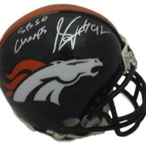 Sylvester Williams Autographed Denver Broncos Mini Helmet SB 50 Champs 13842 2025 New For Sale