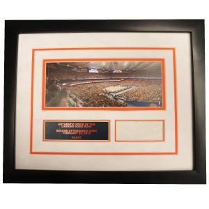 Syracuse University On-Campus Basketball "Record Attendance" Game Photo Framed Collage w/Authentic Carrier Dome Roof Safe Shopping Cheap Online