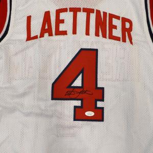 Team USA Christian Laettner Autographed Signed White Jersey JSA #WIT755633 Really For Sale
