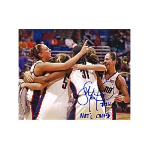 Sue Bird Autographed and Inscribed Natl Champ UCONN Celebration 8x10 Photo Clearance Low Pice Fee Shipping