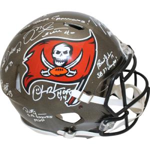 Super Bowl 37 Autographed Tampa Bay Buccaneers Pro TB Helmet HOF Beckett 48030 Buy Cheap Discounts