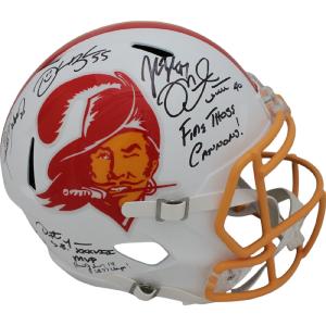 Super Bowl 37 Autographed Tampa Bay Buccaneers F/S TB Helmet HOF Beckett 48026 Outlet Cheap Authentic