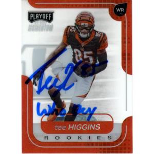 Tee Higgins Autographed Panini Playoff SSD Momentum Trading Card Beckett 48913 Discount Sale Online