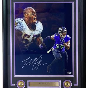 Terrell Suggs Signed Framed 16x20 Baltimore Ravens Collage Photo BAS ITP Discount Ebay
