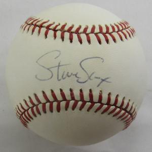 Steve Sax Signed Auto Rawlings Baseball B151 Geniue Stockist Cheap Online