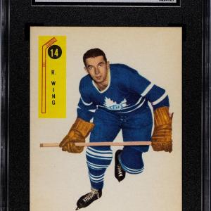 Ron Stewart 1958-59 Parkhurst NHL Toronto Maple Leafs Card #14 -SGC Graded 7 NM Clearance Pices