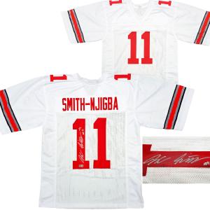 OHIO STATE JAXON SMITH-NJIGBA AUTOGRAPHED JERSEY SIGNED IN SILVER BECKETT 201985 Low Pice Sale Online