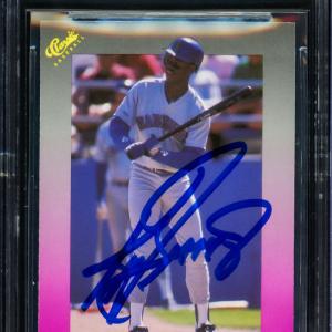 KEN GRIFFEY JR. 1989 CLASSIC TRAVEL PURPLE RC GEM 10 AUTO BECKETT 206760 Sale 2025 New