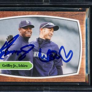 Ken Griffey Jr & Ichiro 2020 Topps Throwback Thursday Card Gem 10 Auto Beckett B Popular Online