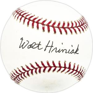 Walt Hriniak Autographed Signed MLB Baseball Braves, Padres Beckett QR #BM25982 Sast Online