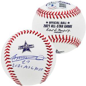 VLADIMIR GUERRERO JR. AUTOGRAPHED 2021 ALL STAR BASEBALL MVP BECKETT 197031 Shop Offer Cheap Pice