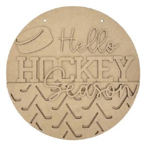 Hello Hockey Door Hanger Best Place Cheap Pice