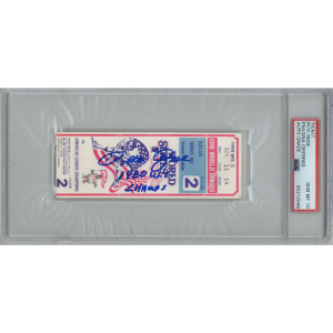 Pete Rose Philadelphia Phillies Autographed Signed Inscribed 1980 World Series Game 2 Ticket (PSA/DNA 10) Outlet With Credit Card