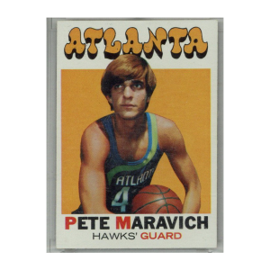 Pete Maravich Atlanta Hawks 1971-72 Topps Basketball #55 Free Shipping Best Pices