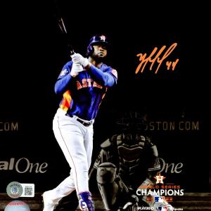 YORDAN ALVAREZ AUTOGRAPHED 8X10 PHOTO HOUSTON ASTROS BECKETT BAS WITNESS 215351 Visit New Online