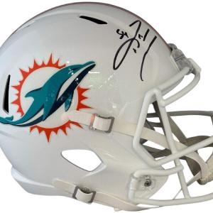 Zach Thomas Autographed Miami Dolphins Full Size Speed Helmet (Beckett) Outlet Big Discount