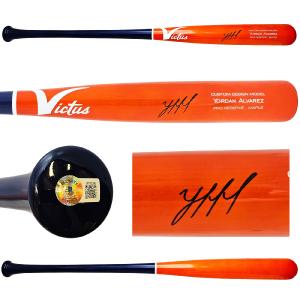 YORDAN ALVAREZ AUTOGRAPHED ORANGE VICTUS PLAYER MODEL BAT ASTROS BECKETT WITNESS Buy Cheap Extremely