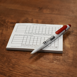 Crokinole Score Sheets - Pad of 50 Sheets - Easy Scoring for Beginners Outlet Fashionable