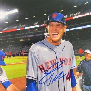 ZACK WHEELER SIGNED 11x14 N.Y. METS DRENCHED CITI FIELD PHOTO   JSA COA PHILLIES With Paypal Cheap Pice