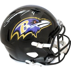 Zay Flowers Autographed/Signed Baltimore Ravens F/S Speed Helmet Beckett 47987 Clearance Manchester