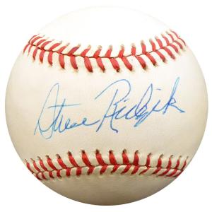 Steve Ridzik Autographed Signed NL Baseball Philadelphia Phillies Beckett F29842 Free Shipping Exclusive